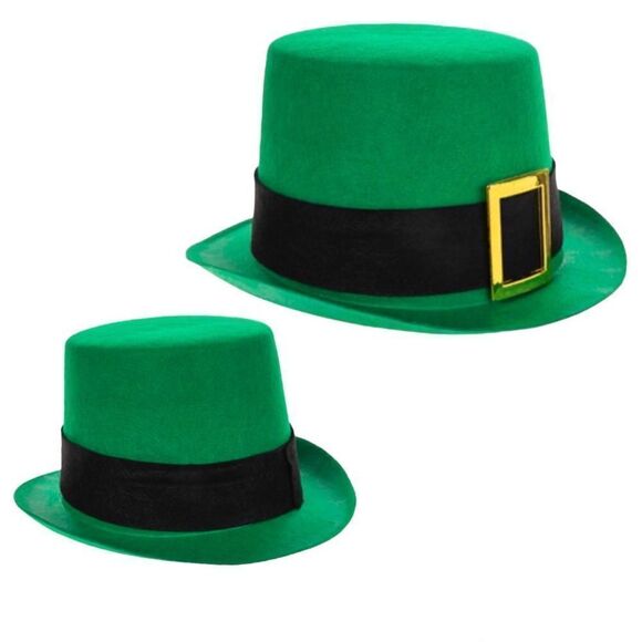 ST Patricks Day Fancy Dress Buckle Hat NEW - Picture 7 of 8
